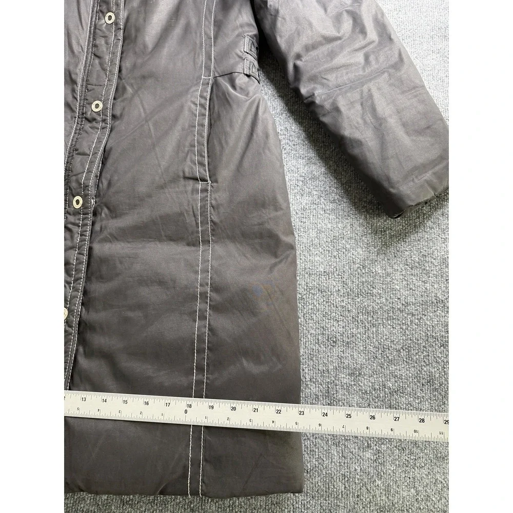 Michael Kors Black Winter Faux Fur MK Puffer Jacket Coat Womens Size M‎ USA